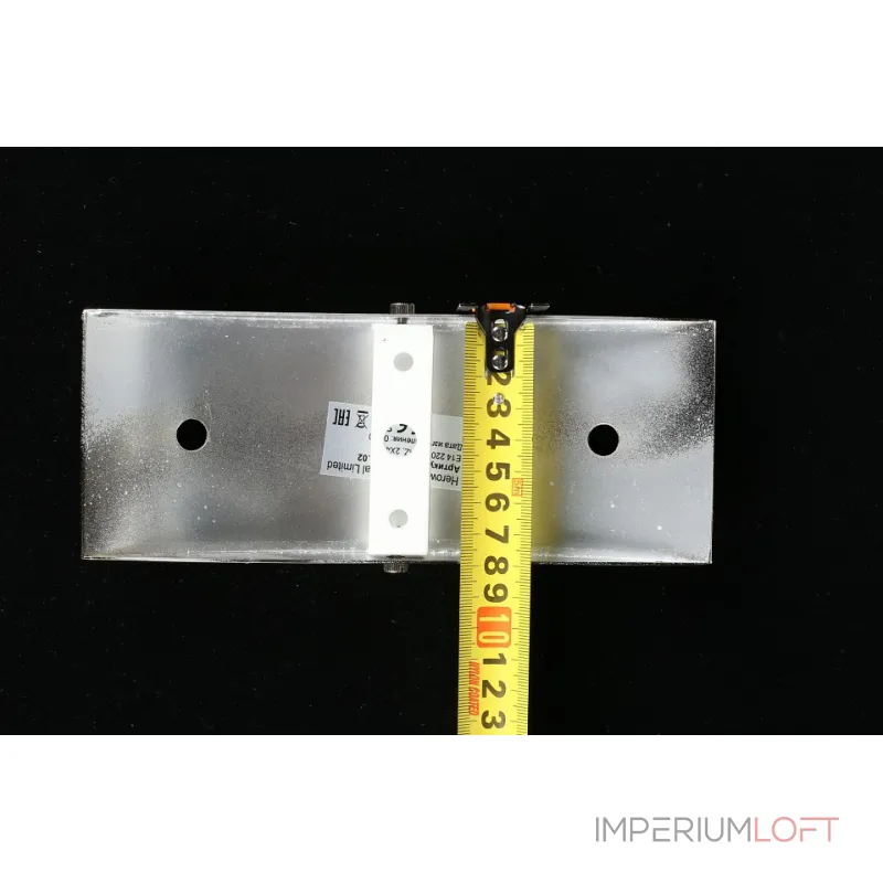 Бра Aployt Patricia APL.716.01.02 Цвет арматуры хром Цвет плафонов белый от ImperiumLoft