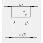 Профиль накладной  Deko-Light P-02-10 983082 Цвет арматуры белый от ImperiumLoft