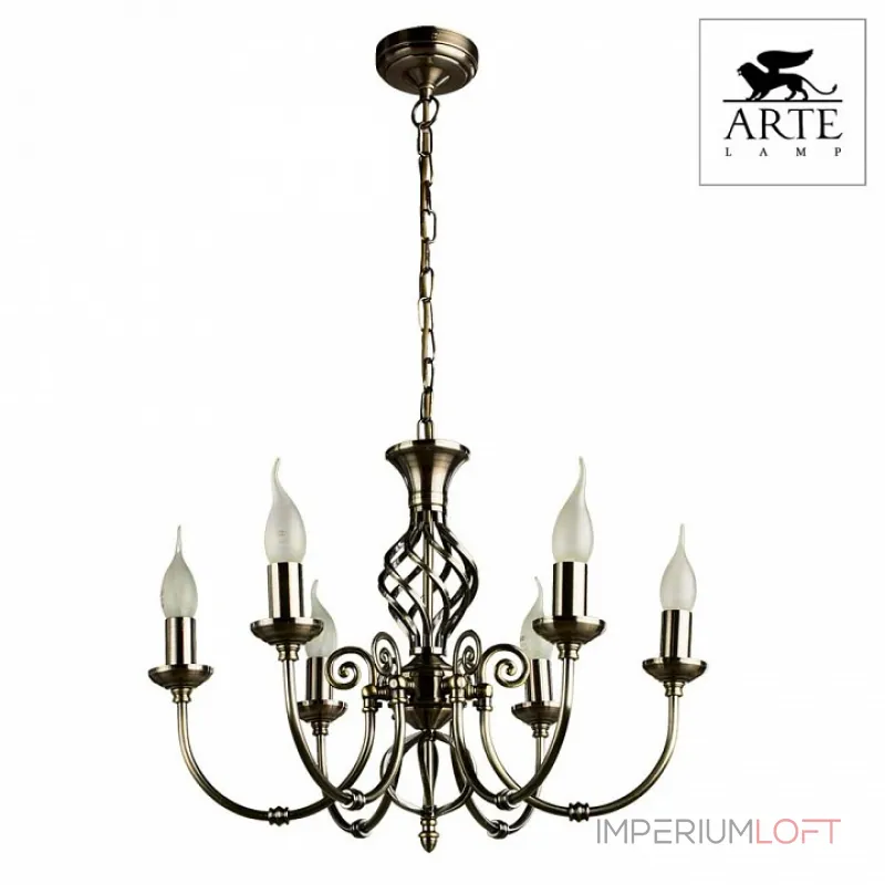 Подвесная люстра Arte Lamp Zanzibar A8392LM-6AB Подвесная люстра Arte Lamp Zanzibar A8392LM-6AB