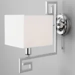 Бра Eurosvet Alma 60115/1 хром Цвет плафонов белый Цвет арматуры хром от ImperiumLoft