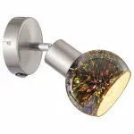 Бра Arte Lamp Illusione A6125AP-1SS Цвет арматуры серебро Цвет плафонов разноцветный от ImperiumLoft