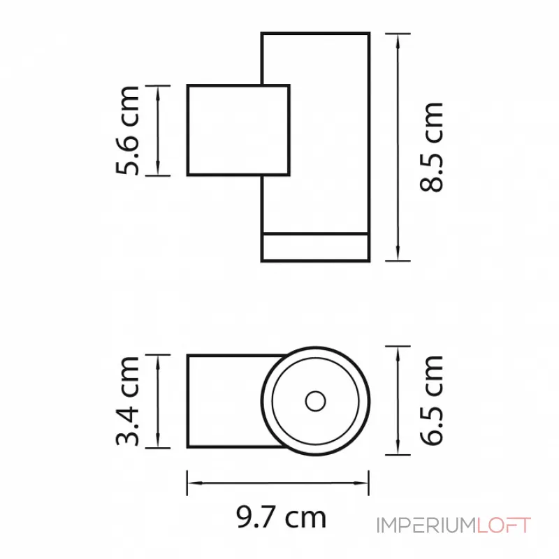 Светильник на штанге Lightstar Paro 350607 от ImperiumLoft