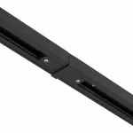 Соединитель с токопроводом линейный для треков Arte Lamp Track Accessories A130006 Цвет арматуры черный Цвет плафонов белый от ImperiumLoft