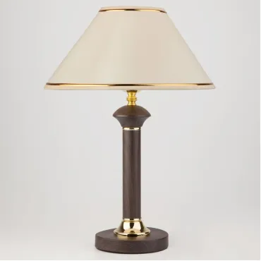 Настольный светильник с тканевым абажуром 60019/1 венге