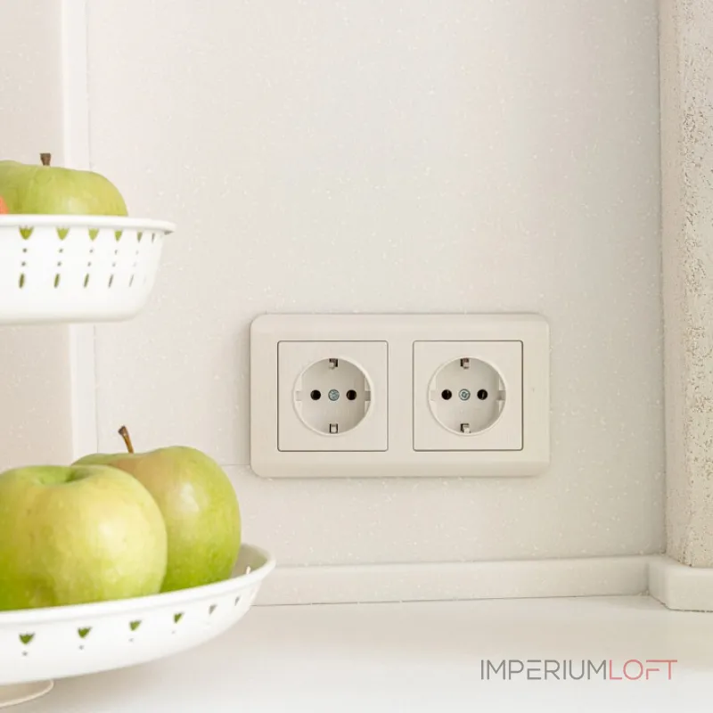 Розетка с заземлением без рамки Werkel W117 5 W1171013 от ImperiumLoft Розетка с заземлением без рамки Werkel W117 5 W1171013 от ImperiumLoft