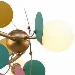 Подвесная люстра F-promo Multy Bliss 2772-12P Цвет арматуры золото Цвет плафонов белый от ImperiumLoft