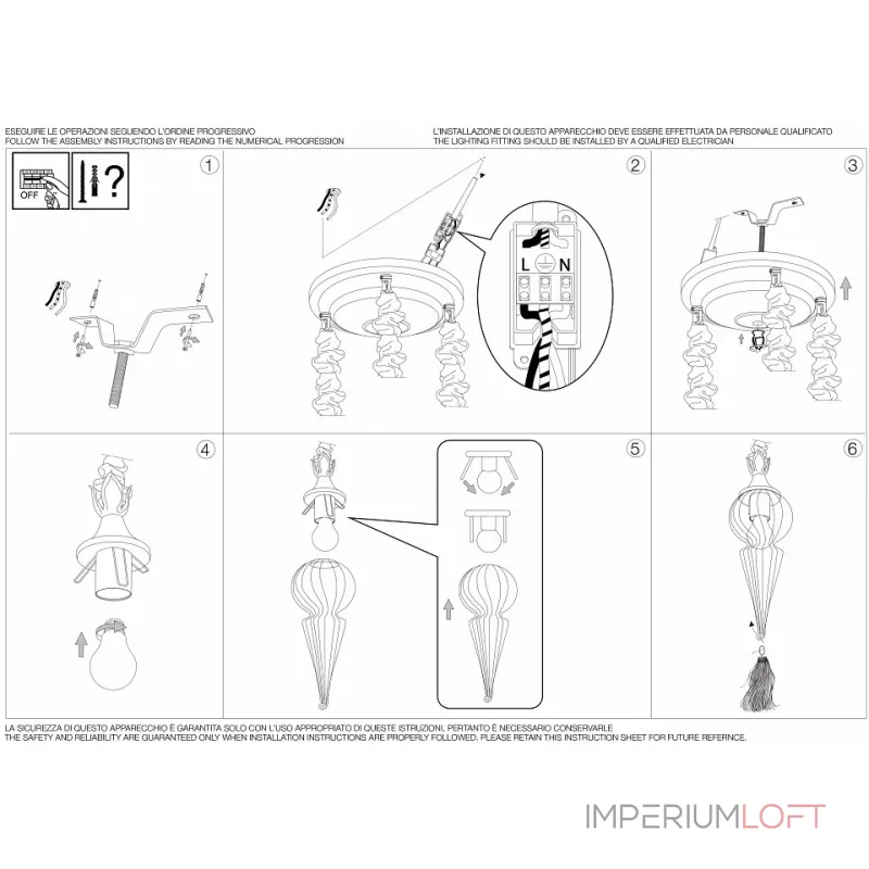 Подвесной светильник Ideal Lux Hammam HAMMAM SP3