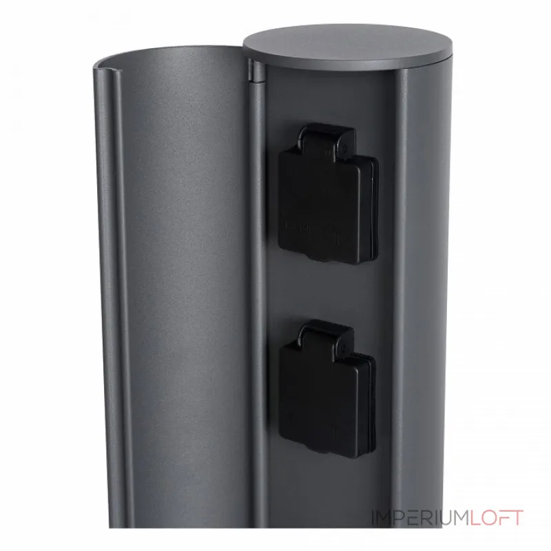 Блок розеток наземный Lucide Powerpoint 27849/02/29 Цвет арматуры серый от ImperiumLoft