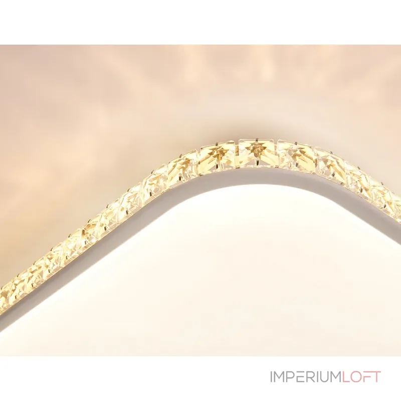 Накладной светильник Ambrella Crystal 1 FF75 Цвет плафонов белый Цвет арматуры белый от ImperiumLoft Накладной светильник Ambrella Crystal 1 FF75 Цвет плафонов белый Цвет арматуры белый от ImperiumLoft