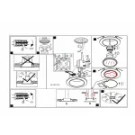Комплект из 3 встраиваемых светильников Eglo ПРОМО Peneto 94235 Цвет арматуры белый от ImperiumLoft