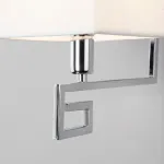 Бра Eurosvet Alma 60115/1 хром Цвет плафонов белый Цвет арматуры хром от ImperiumLoft