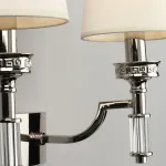 Бра Aployt Patricia APL.716.01.02 Цвет арматуры хром Цвет плафонов белый от ImperiumLoft