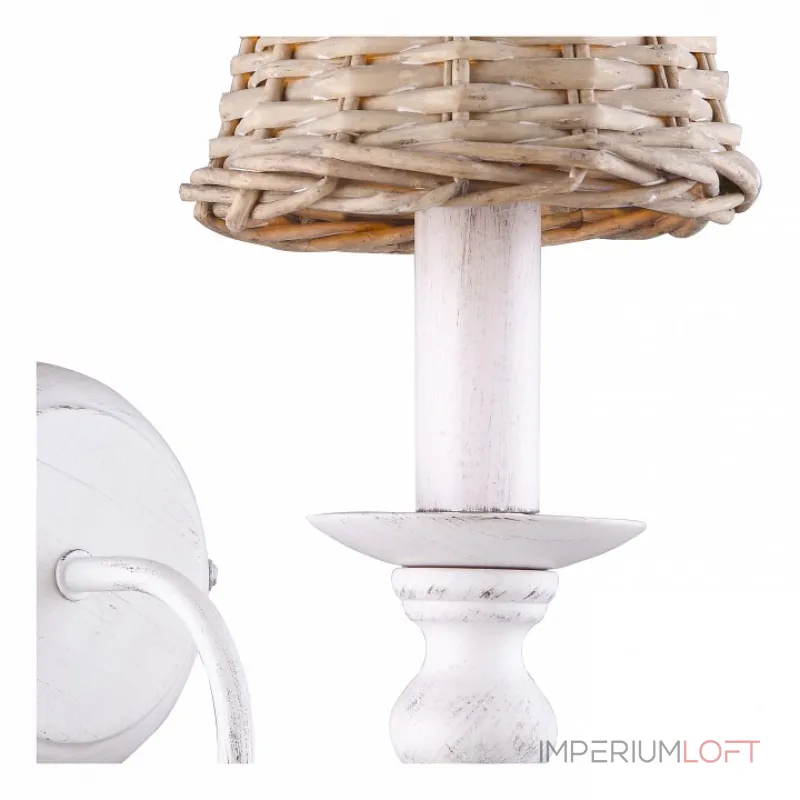 Бра Arte Lamp Villaggio A3400AP-1BR Цвет арматуры золото Цвет плафонов коричневый от ImperiumLoft