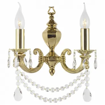 Бра Dio D’Arte Lodi Lodi E 2.1.2.600 G Цвет плафонов прозрачный Цвет арматуры золото