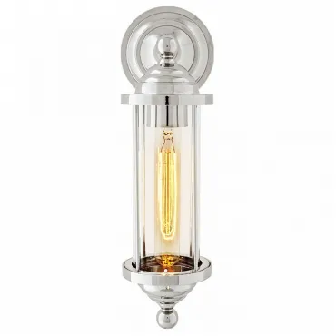 Бра DeLight Collection Clayton KM0816W-1 chrome Цвет арматуры хром Цвет плафонов прозрачный