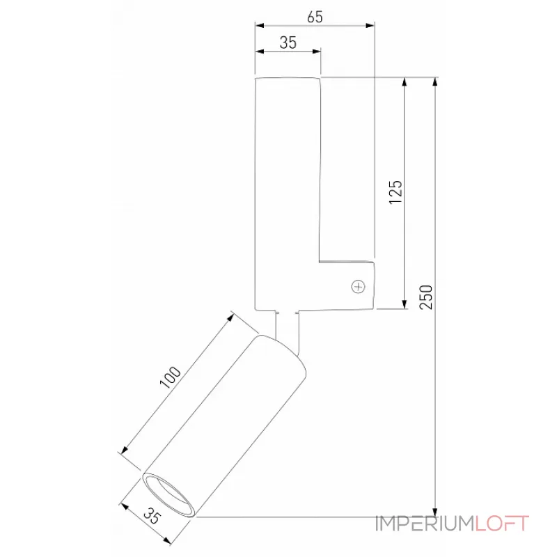 Бра с подсветкой Eurosvet Pitch 40020/1 LED белый от ImperiumLoft