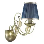 Бра Odeon Light Niagara 3921/1W Цвет арматуры бронза Цвет плафонов синий от ImperiumLoft