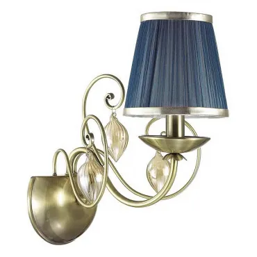 Бра Odeon Light Niagara 3921/1W Цвет арматуры бронза Цвет плафонов синий