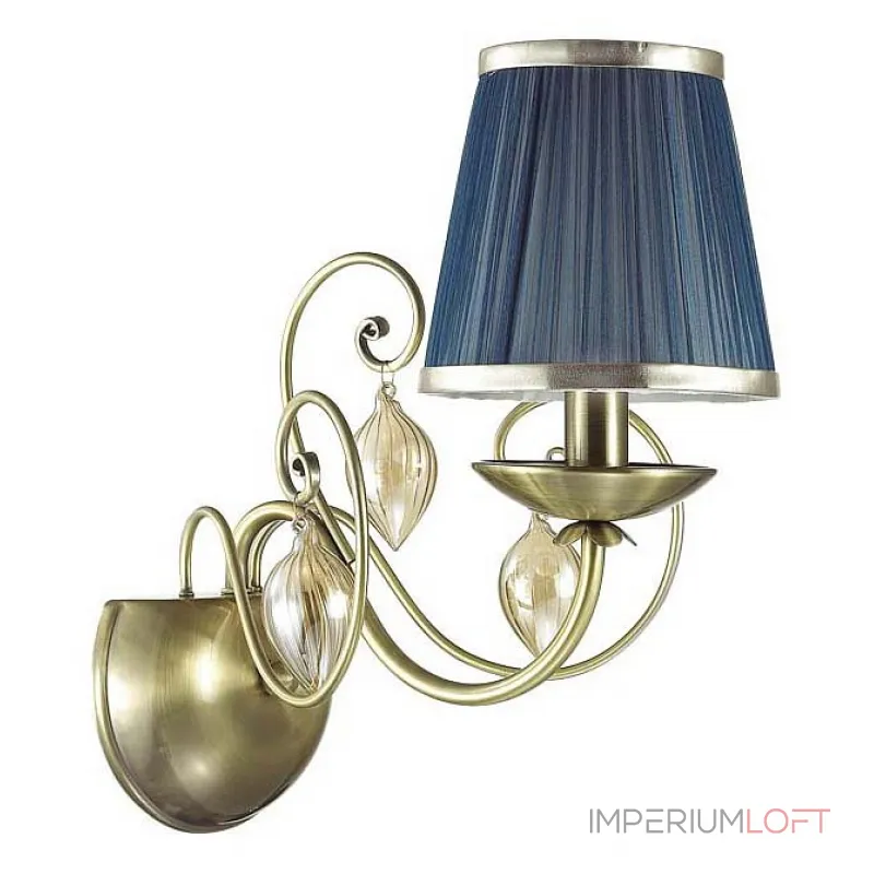 Бра Odeon Light Niagara 3921/1W Цвет арматуры бронза Цвет плафонов синий от ImperiumLoft Бра Odeon Light Niagara 3921/1W Цвет арматуры бронза Цвет плафонов синий от ImperiumLoft