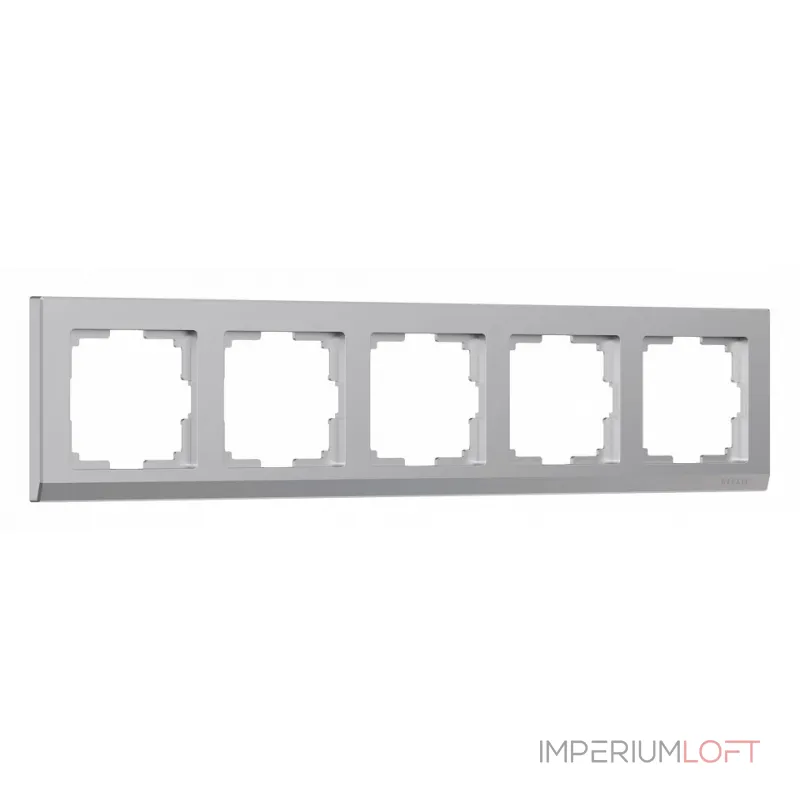 Рамка на 5 постов Werkel серебряный W0051806 Цвет арматуры серебро от ImperiumLoft Рамка на 5 постов Werkel серебряный W0051806 Цвет арматуры серебро от ImperiumLoft