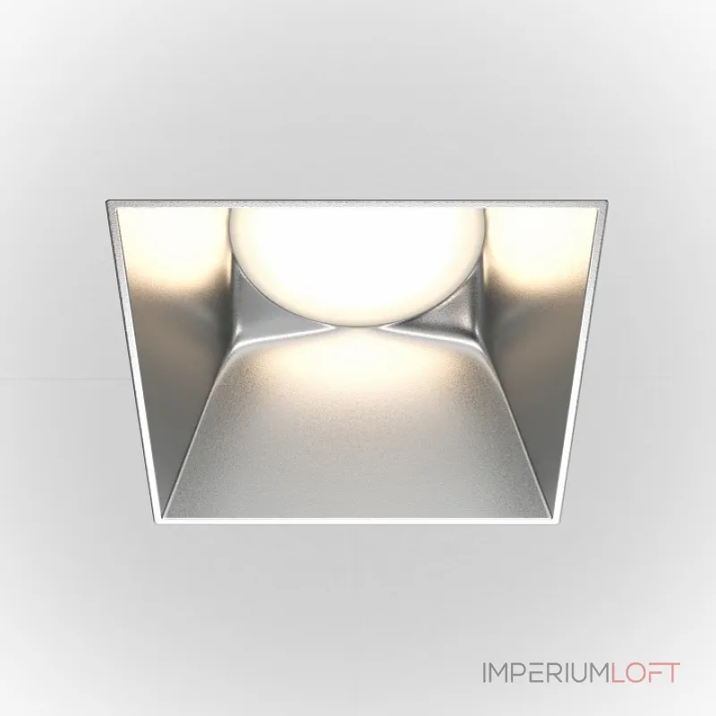 Встраиваемый светильник Maytoni Share DL051-01-GU10-SQ-WS от ImperiumLoft