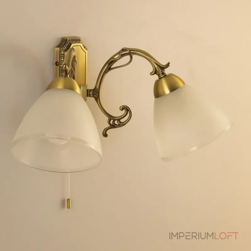 Бра Citilux Латур CL413421 Цвет арматуры бронза Цвет плафонов белый от ImperiumLoft Бра Citilux Латур CL413421 Цвет арматуры бронза Цвет плафонов белый от ImperiumLoft