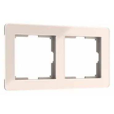 Рамка на 2 поста Werkel Acrylic айвори W0022743