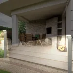 Наземный высокий светильник Novotech Roca 357522 Цвет арматуры серый Цвет плафонов белый от ImperiumLoft