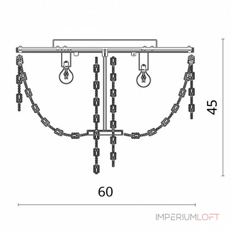 Потолочный светильник Divinare Aurora 2006/01 PL-6 Потолочный светильник Divinare Aurora 2006/01 PL-6