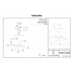 Люстра на штанге Maytoni Gilbert T532CL-08B Цвет арматуры черный от ImperiumLoft