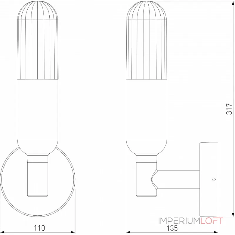 Бра Elektrostandard ISIDA 35165/U от ImperiumLoft