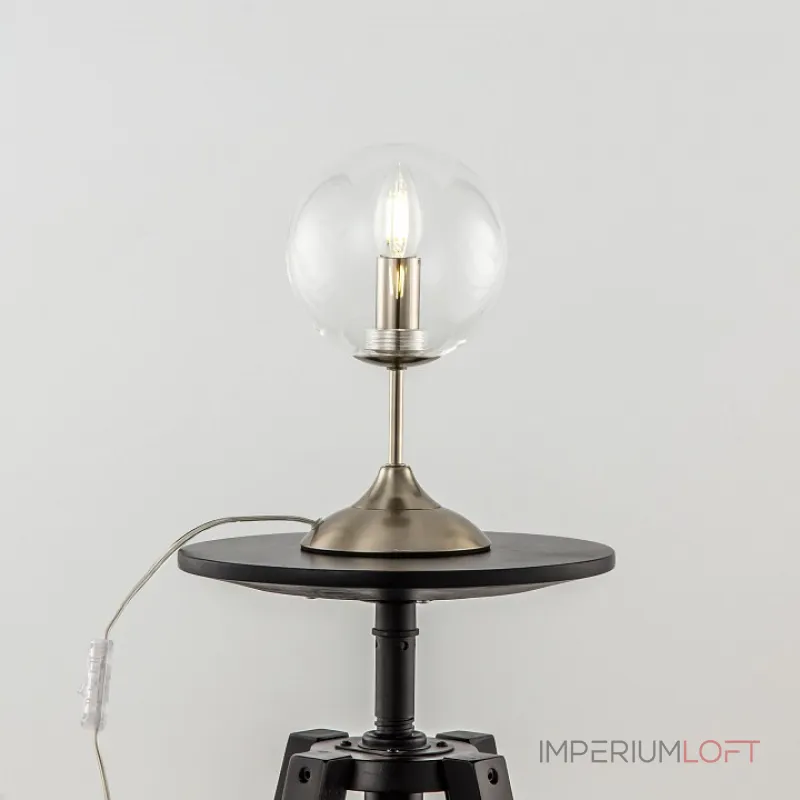 Настольная лампа декоративная Citilux Томми CL102811 Цвет арматуры хром Цвет плафонов прозрачный от ImperiumLoft