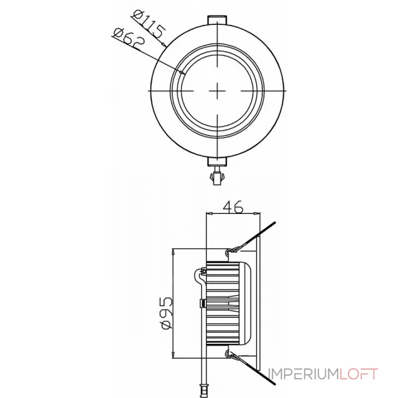 Встраиваемый светильник Deko-Light 565308 Цвет арматуры белый от ImperiumLoft