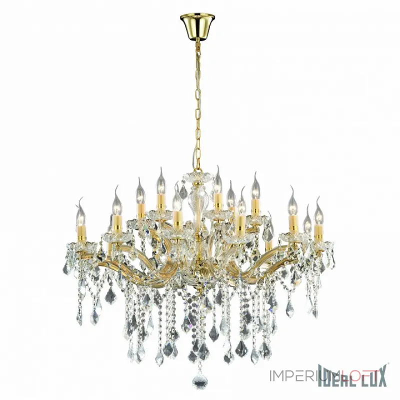 Подвесная люстра Ideal Lux FLORIAN FLORIAN SP18 ORO Подвесная люстра Ideal Lux FLORIAN FLORIAN SP18 ORO