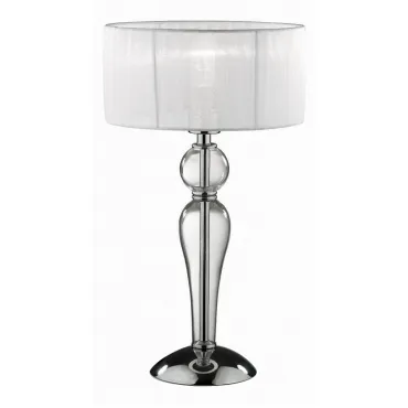 Настольная лампа декоративная Ideal Lux Duchessa DUCHESSA TL1 SMALL Цвет арматуры хром Настольная лампа декоративная Ideal Lux Duchessa DUCHESSA TL1 SMALL Цвет арматуры хром