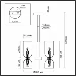 Люстра на штанге Odeon Light Orinoco 4798/6 