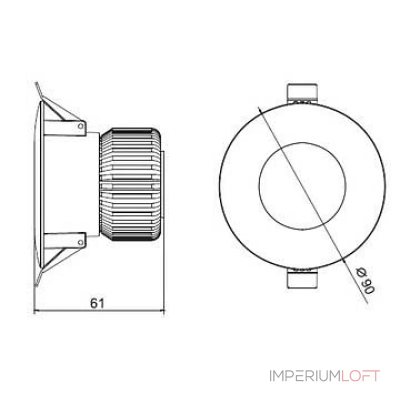 Встраиваемый светильник Horoz Electric Gabriel HRZ00000234 Цвет арматуры белый Цвет плафонов прозрачный от ImperiumLoft Встраиваемый светильник Horoz Electric Gabriel HRZ00000234 Цвет арматуры белый Цвет плафонов прозрачный от ImperiumLoft