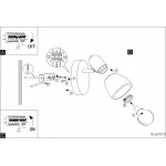 Спот Eglo ПРОМО Dakar 1 88472 Цвет арматуры никель от ImperiumLoft