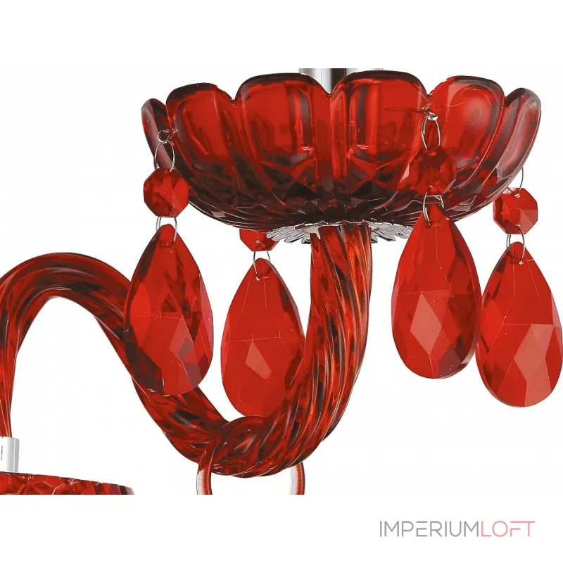 Бра Arte Lamp Teatro A3964AP-1RD Цвет арматуры хром Цвет плафонов красный от ImperiumLoft Бра Arte Lamp Teatro A3964AP-1RD Цвет арматуры хром Цвет плафонов красный от ImperiumLoft