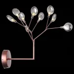 Бра ST-Luce Riccardo SL411.311.09 Цвет арматуры золото Цвет плафонов серый от ImperiumLoft