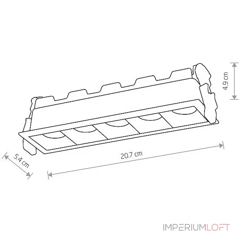 Встраиваемый светильник Nowodvorski Midi Led 10065 от ImperiumLoft Встраиваемый светильник Nowodvorski Midi Led 10065 от ImperiumLoft