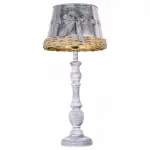 Настольная лампа декоративная Arte Lamp Fattoria A5290LT-1RI Цвет арматуры серый Цвет плафонов серый от ImperiumLoft