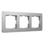 Рамка на 3 поста Werkel Platinum алюминий W0032606 от ImperiumLoft