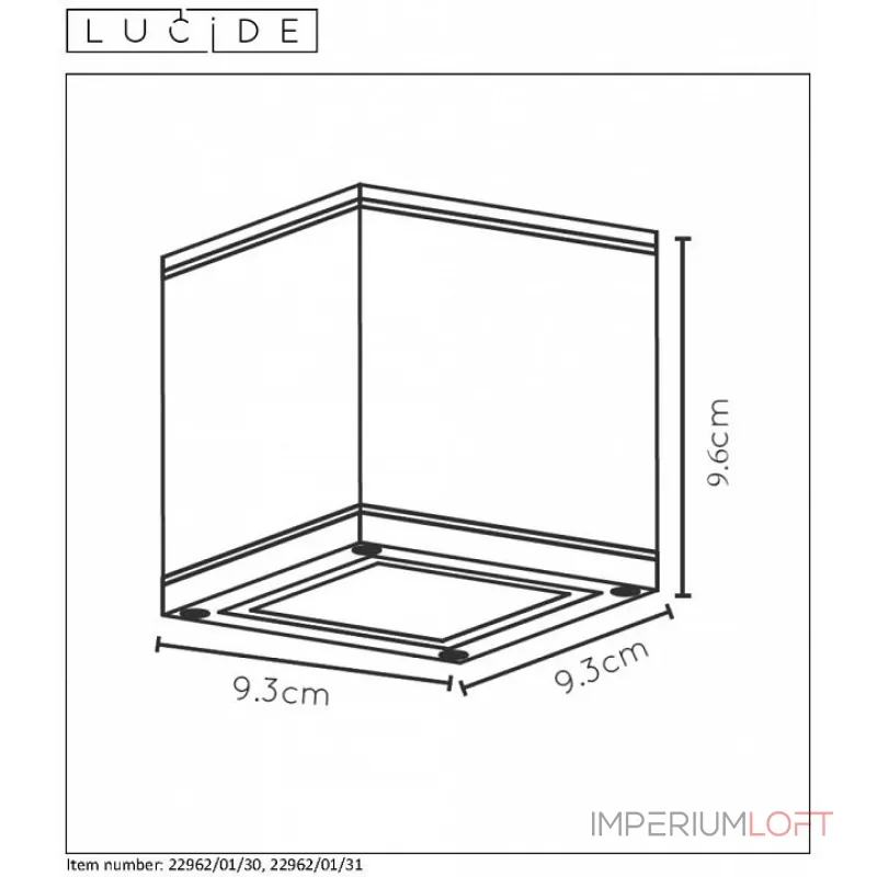 Накладной светильник Lucide 22963/01/30 от ImperiumLoft Накладной светильник Lucide 22963/01/30 от ImperiumLoft