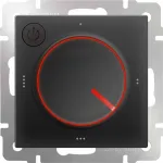 Терморегулятор электромеханический для теплого пола Werkel черный W1151108 от ImperiumLoft