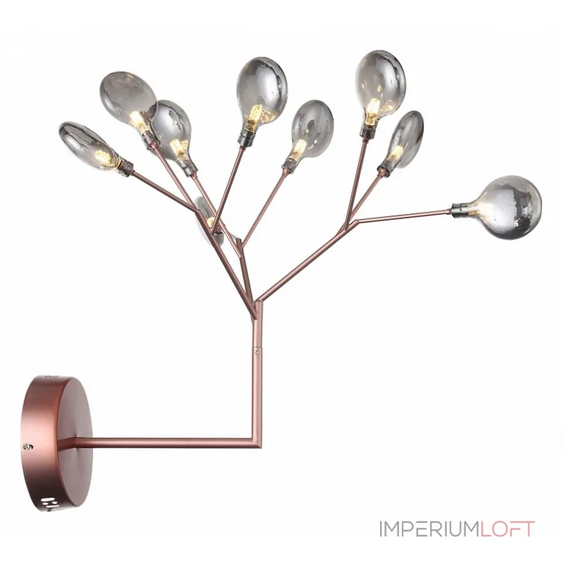 Бра ST-Luce Riccardo SL411.311.09 Цвет арматуры золото Цвет плафонов серый от ImperiumLoft Бра ST-Luce Riccardo SL411.311.09 Цвет арматуры золото Цвет плафонов серый от ImperiumLoft