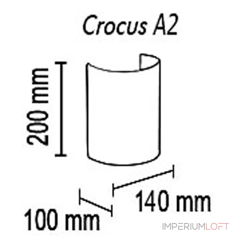 Бра TopDecor Crocus Glade Crocus Glade A2 10 334g от ImperiumLoft