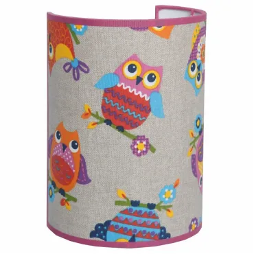 Накладной светильник TopDecor Happy Happy A2 10 99gp Цвет арматуры белый Цвет плафонов розовый