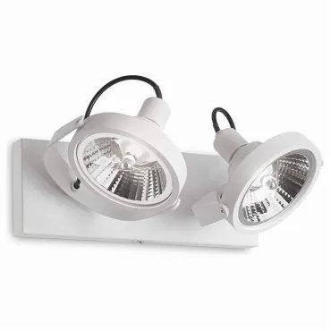 Спот Ideal Lux Glim GLIM PL2 BIANCO Цвет плафонов белый Спот Ideal Lux Glim GLIM PL2 BIANCO Цвет плафонов белый