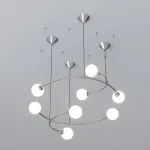 Подвесная люстра 360/8 хром